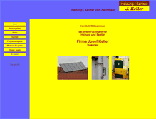 Tablet Screenshot of keller-ingenried.de